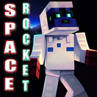 Mod de jeu de fusée spatiale icône