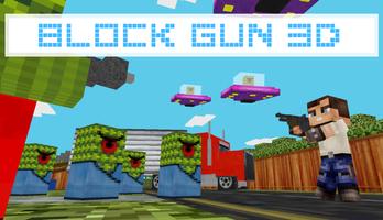 Block Gun 3D Affiche