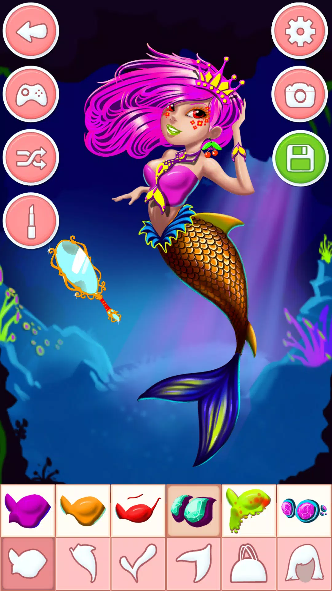 Download do APK de Jogo de maquiagem da princesa sereia e vestir