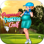 Jogue Princesas grávidas jogar golfe, um jogo de Grávida