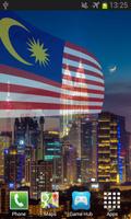 Malaysia Flag Live Wallpaper capture d'écran 1