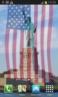 American Flag Live Wallpaper 海报