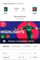 Cricket 2019 Live Score Affiche