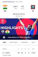 Cricket 2019 Live Score capture d'écran 2