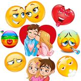 Emojis for whatsapp emoticons stickers আইকন