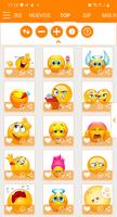 Emojis para whatsapp emoticones stickers captura de pantalla 1