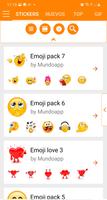 Emojis para whatsapp emoticones stickers captura de pantalla 3