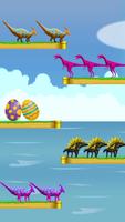 Dino Color Puzzle Move Animals পোস্টার
