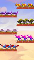 Dino Color Puzzle Move Animals স্ক্রিনশট 1