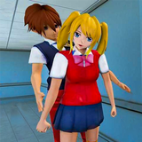 Yumi Girl High School Life 3D أيقونة