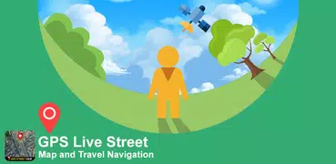GPS-Live-Straßenkarte und Navigation