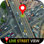 Icona GPS live street view e travel navigation