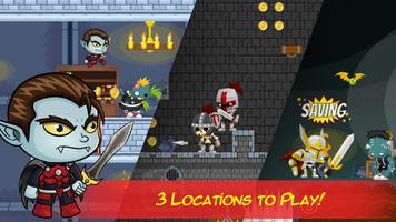 Platform Games: Zombies vs Dracula Hunting Edition تصوير الشاشة 1