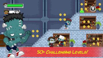 Platform Games: Zombies vs Dracula Hunting Edition تصوير الشاشة 2