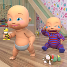 Naughty Twin Baby Simulator 3D icono