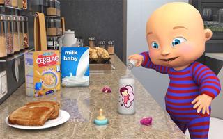 Naughty Twin Baby Simulator 3D 海报