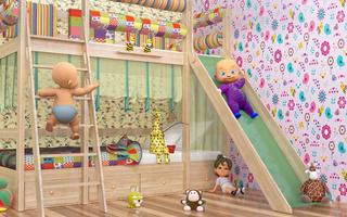 Naughty Twin Baby Simulator 3D 스크린샷 1