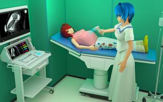 Anime Pregnant Mother Babycare ポスター