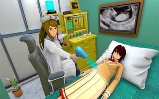 Anime Pregnant Mother: Life 3D captura de pantalla 1