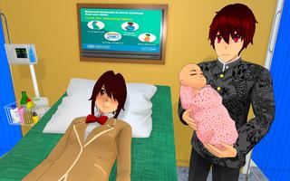 Anime Pregnant Mother: Life 3D captura de pantalla 2