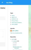 MY BLOG captura de pantalla 1