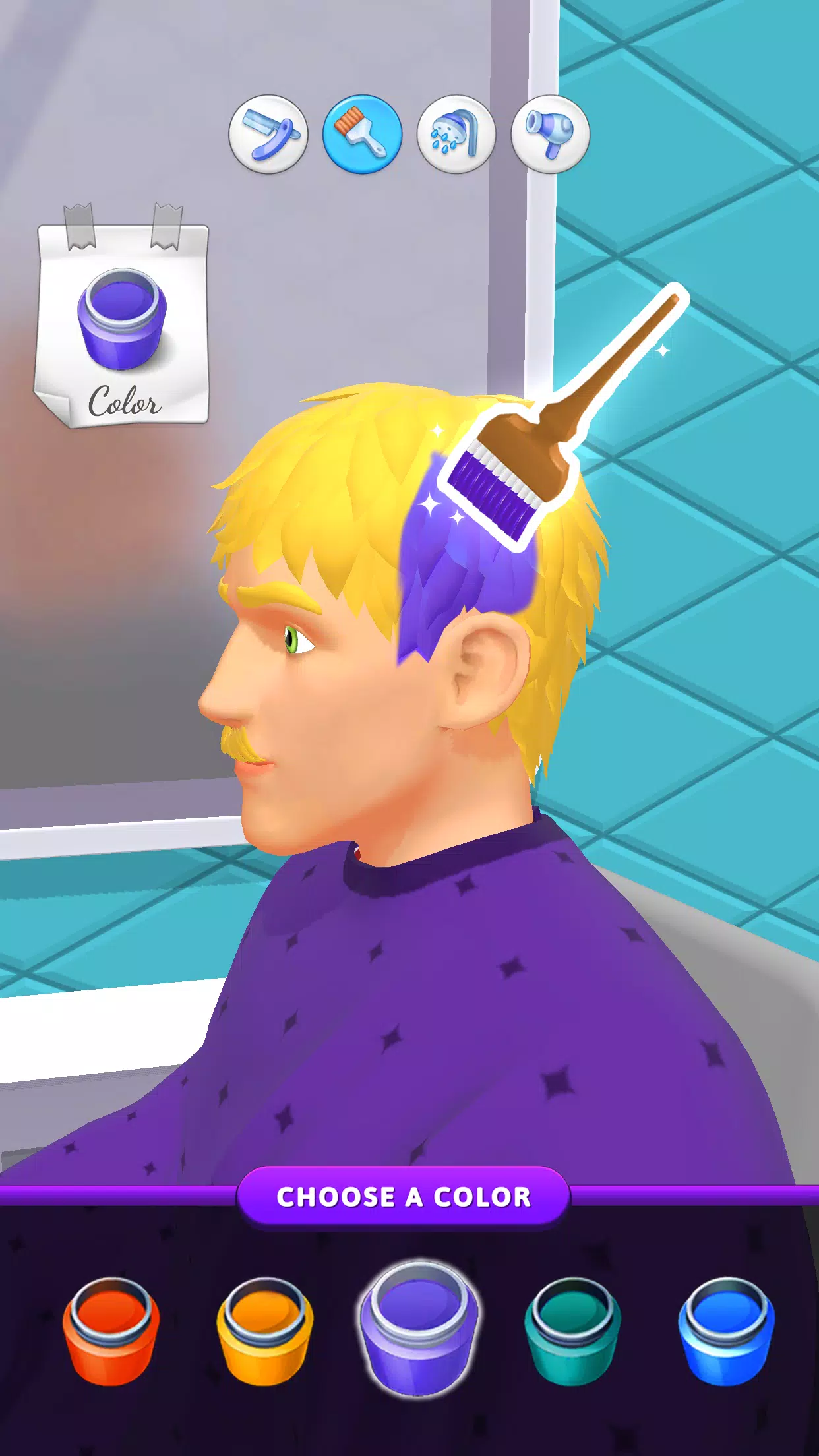 Hair Tattoo: Barber Shop Game APK -Andreyvasilii Hair Tattoo: Barber Shop  Game 1.7.6 download.