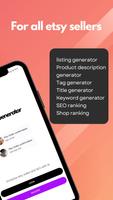 Etsy shop Ai product generator screenshot 1
