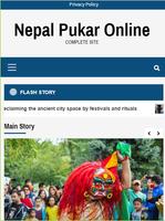 Nepal Pukar Online Affiche