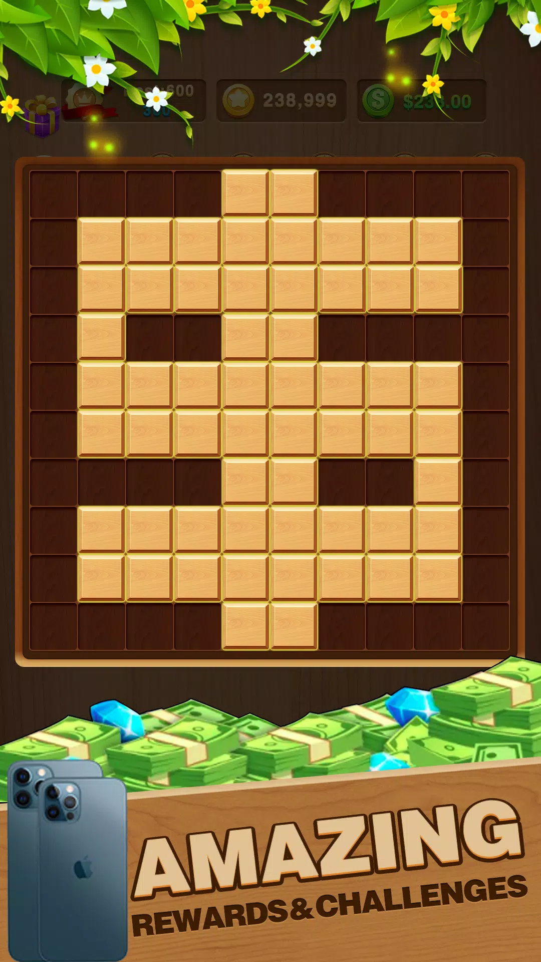 Wood Block Puzzle - Clássico Quebra-Cabeça Grátis - Download do APK para  Android