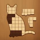 Holzblock-Puzzle: Jigsaw Spiel Zeichen