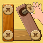 木製ナット＆ボルトパズルゲーム：Wood Nuts アイコン