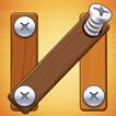Wood Screw Puzzle: Nut & Bolts