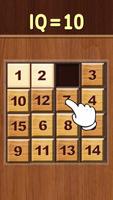 Wood Number Puzzle Poster