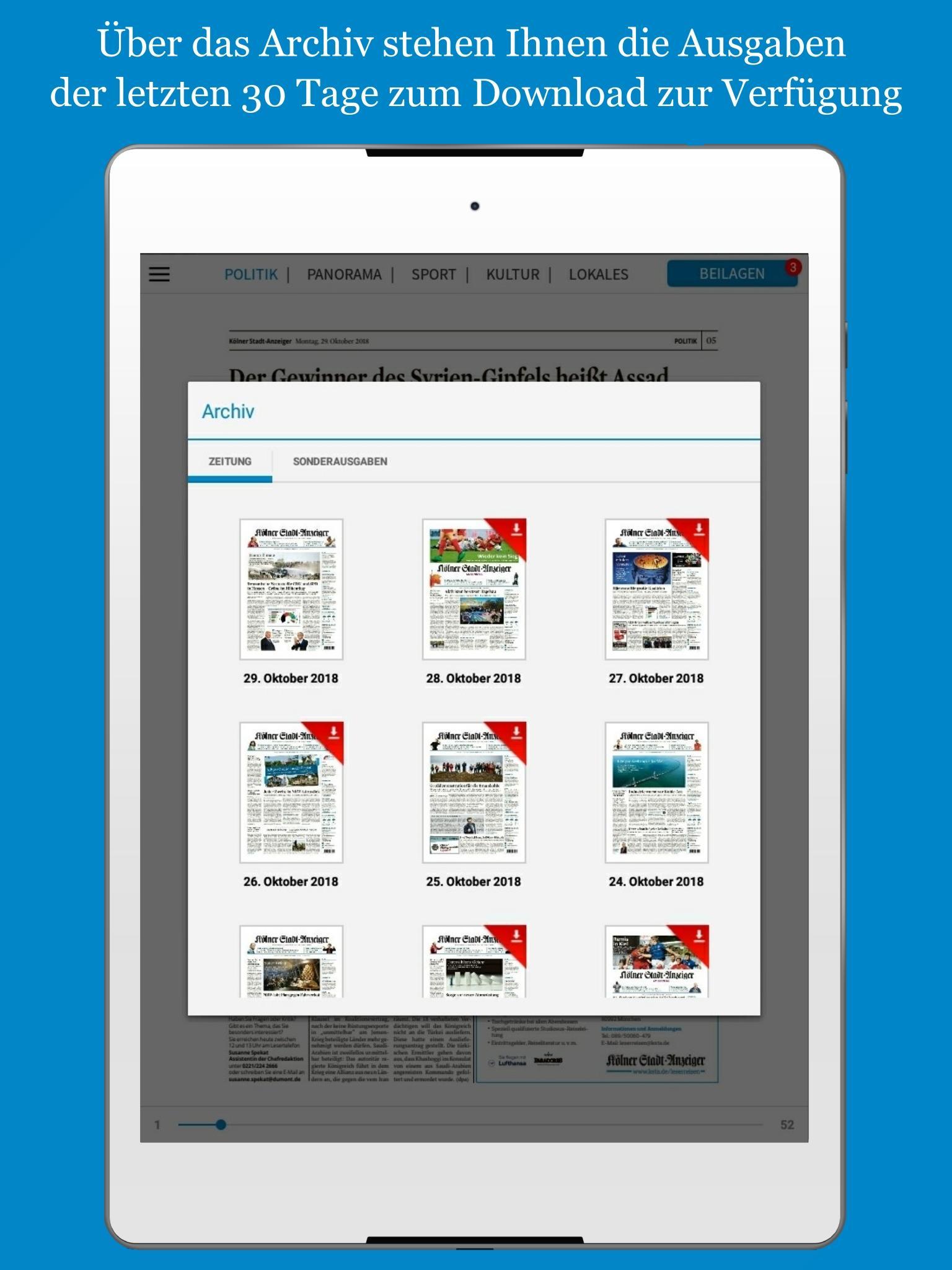 Kolner Stadt Anzeiger E Paper For Android Apk Download