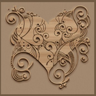 Design de escultura em madeira ícone