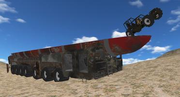 Cargo truck Hill driving game screenshot 1