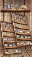 Wooden bookshelf theme screenshot 2