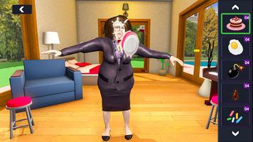 Scare Scary Bad Teacher 3D - Spooky & Scary Games ảnh chụp màn hình 1