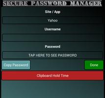 Secure Password Manager capture d'écran 2