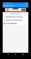 Einfach zu erledigende Liste,  Plakat