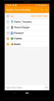 Simple Travel Checklist screenshot 2