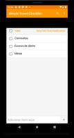 Lista de viagens simples Cartaz
