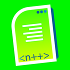 Notepad Plus - HTML JavaScript Zeichen