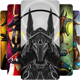 Anubis Wallpaper Zeichen