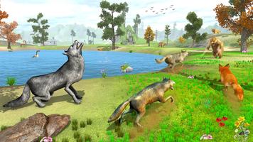 Wolf Family Survival World 3D পোস্টার