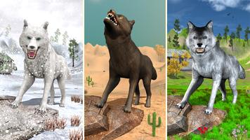 Wolf Family Survival World 3D capture d'écran 2