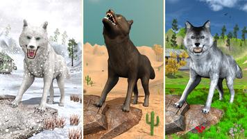 Wolf Family Survival World 3D captura de pantalla 2