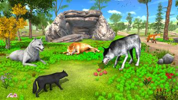 Wolf Family Survival World 3D syot layar 3