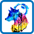 Wolf Pixel Art أيقونة