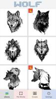 Wolf Pixel Art تصوير الشاشة 3